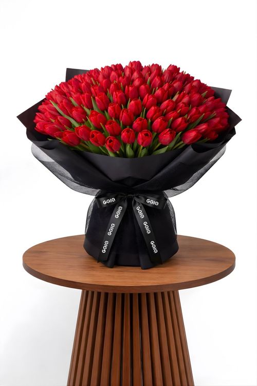Valentines Day Red Tulip Luxe