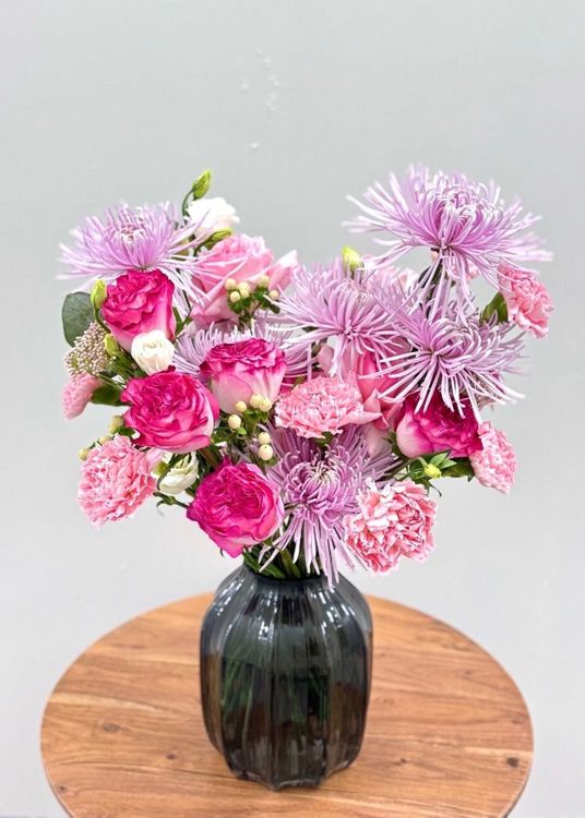 Candy Rose Purple Chrysanthemum Statement